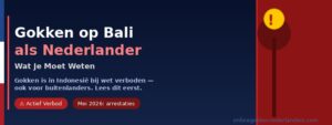 online gokken vanaf bali