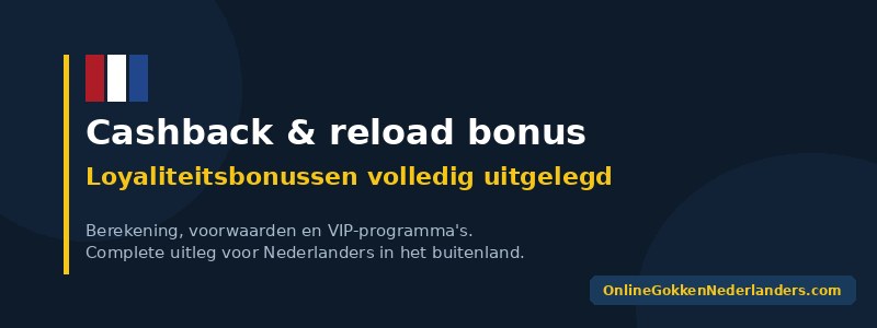 cashback reload bonus intro