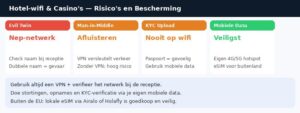 online casino wifif hotel infographic