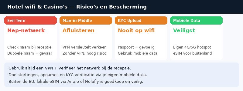 online casino wifif hotel infographic